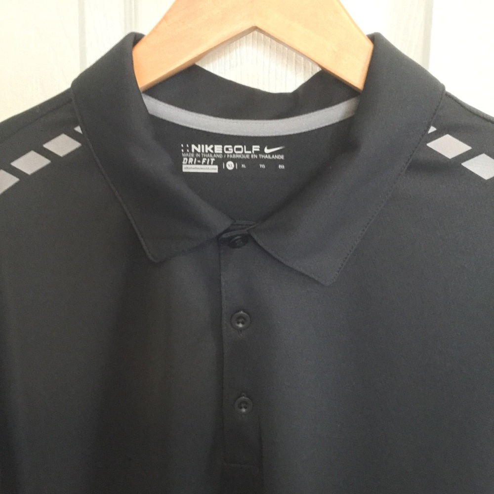 Nike Golf Dri-Fit Polo Black sz XL - Picture 3 of 3